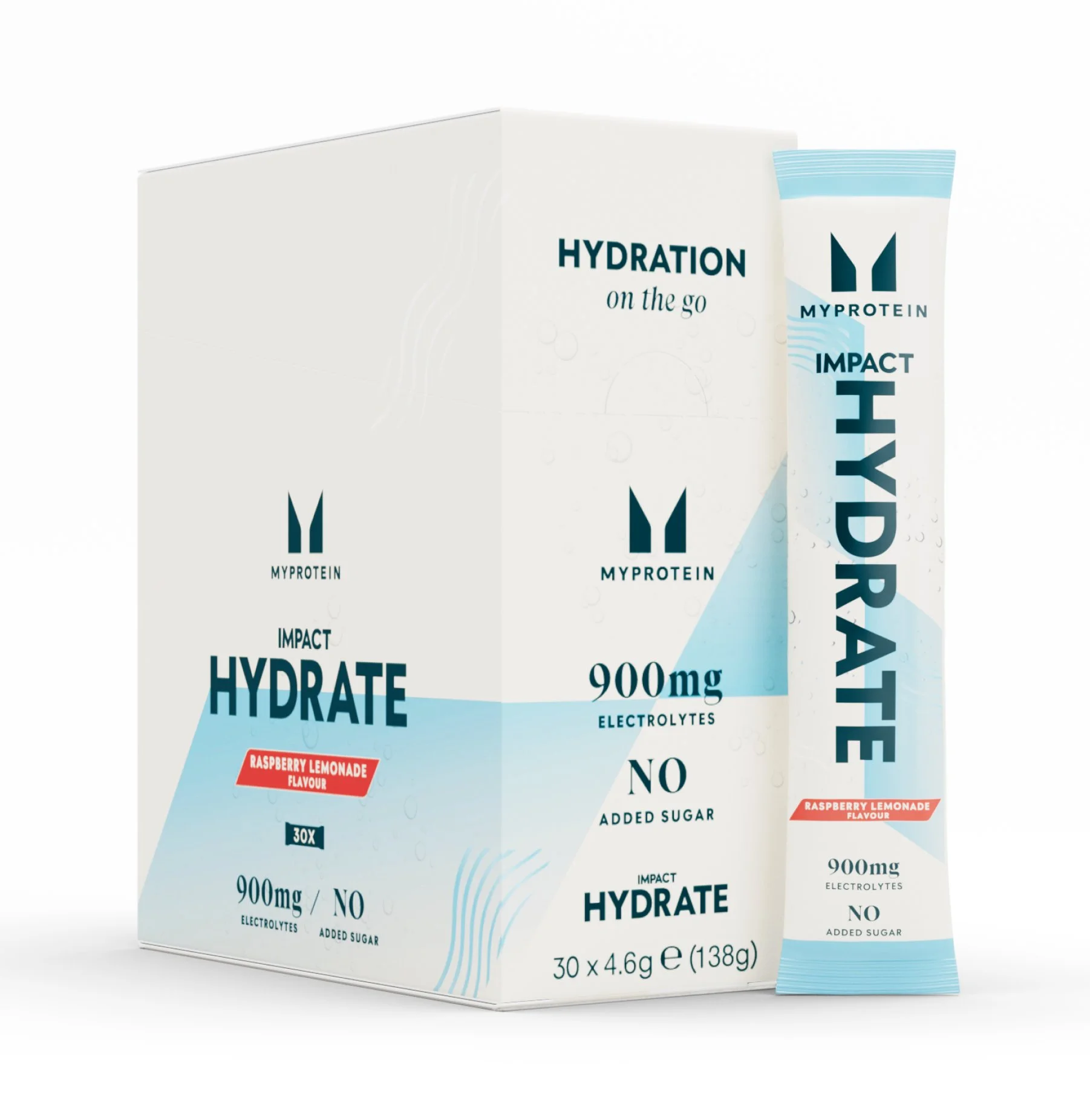 Impact Hydrate | Stick Packs - 4.6g x 30annosta - Vadelma Lemonade Image 1