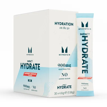 Impact Hydrate | Stick Packs - 4.6g x 30annosta - Vadelma Lemonade