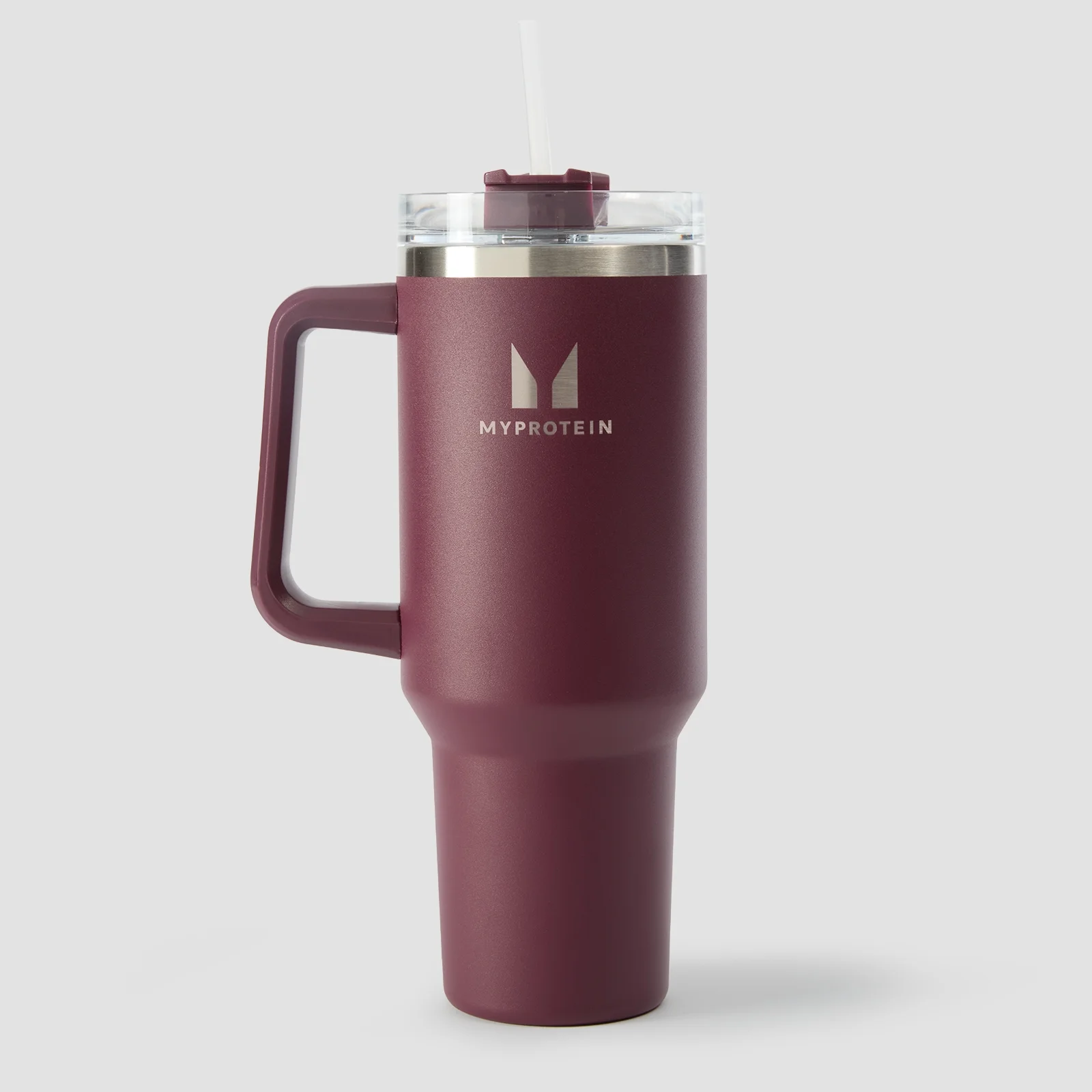Myprotein Metallinen Sivukahvallinen Pillipullo 1200ml - Syvä Marjanpunainen Image 1