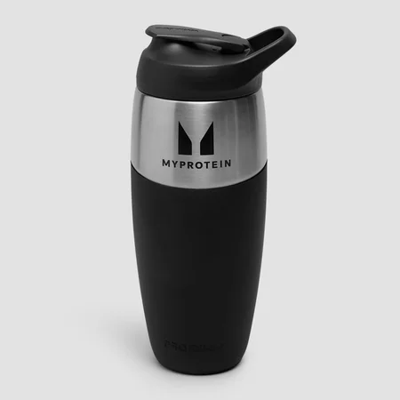 Myprotein x Promixx Yksiseinäinen Metallipullo 950ml - Stealth Musta