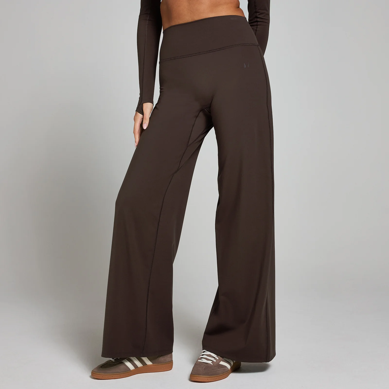 MP Women's Tempo Wide Leg -leggingsit - Kaakao - XS Image 1