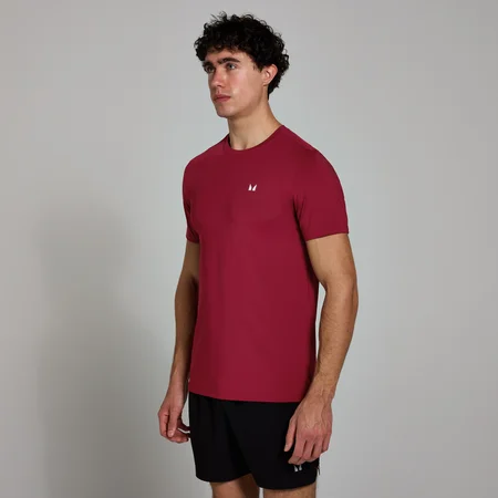 Miesten verkkokankainen MP Active -t-paita - Deep Red