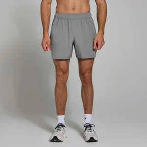 Miesten kudoskankaiset 5 tuuman MP Active -shortsit - Harmaa - Size M