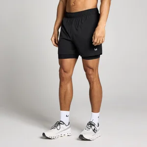 Miesten 5 tuuman MP 2-in-1 -treenishortsit – musta - Size XS