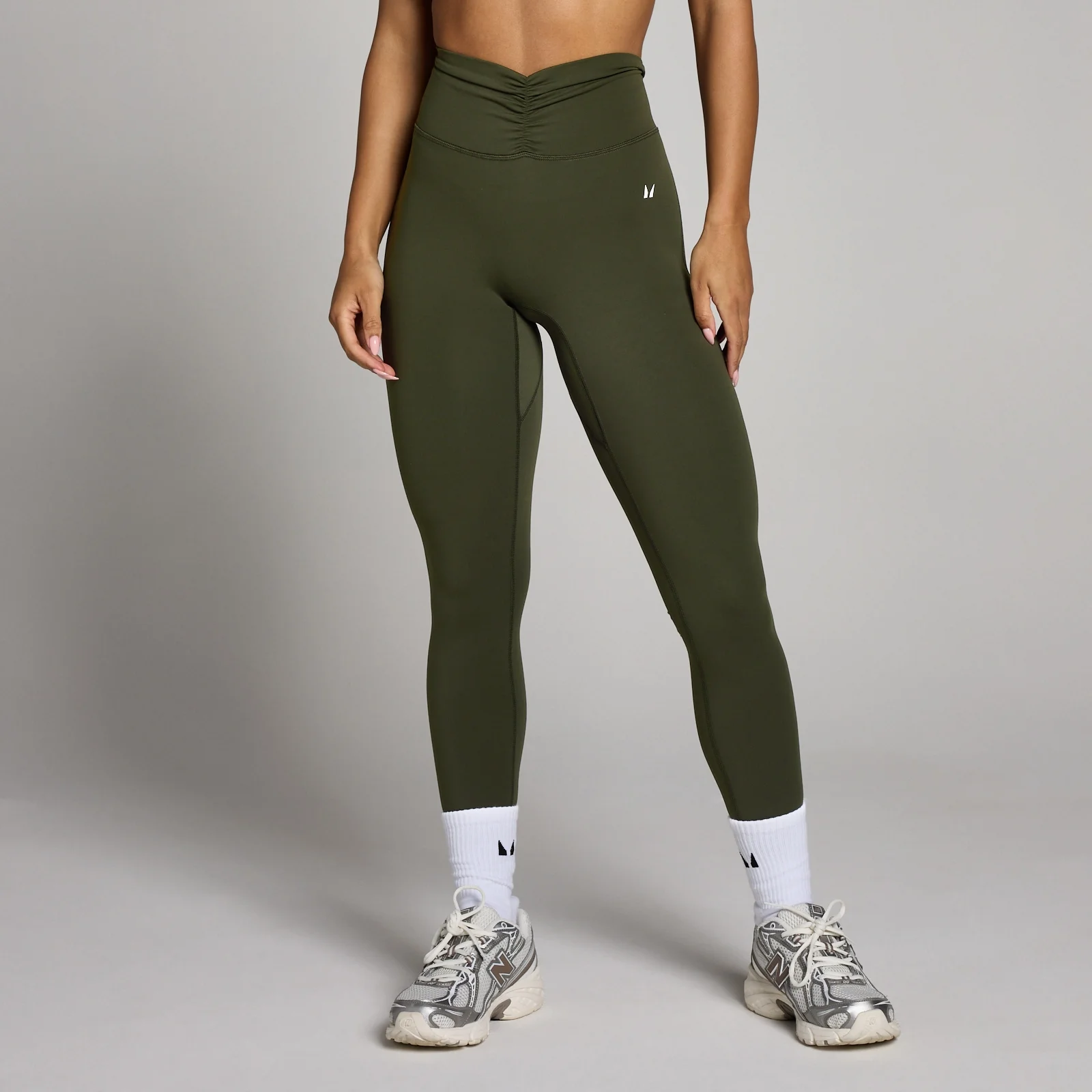 MP Naisten Tempo Dipped Waist Leggingsit - Metsänvihreä - XS Image 1