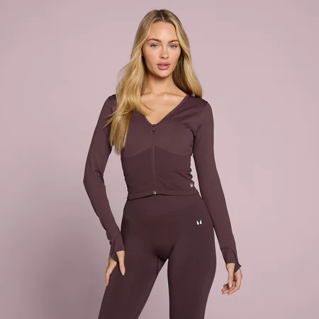 MP Naisten Tempo Saumaton Cropped Takki - Fudge