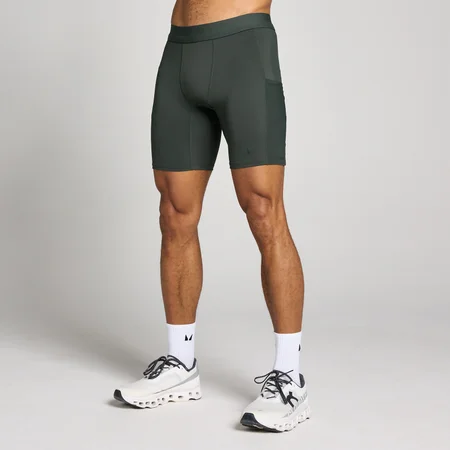 MP Miesten Hybrid Taskullinen Half Tight - Pesty Musta