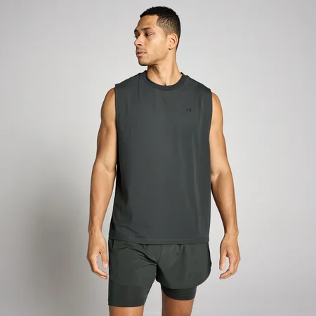 MP Miesten Oversized Puuvilla Modal Hihaton - Pesty Musta