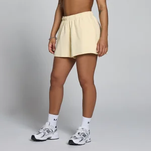 MP naisten kevyet loopback-collegeshortsit - Butter - Size S