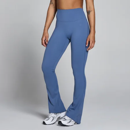 MP Women's Tempo leveälahkeiset leggingsit - Slate Blue
