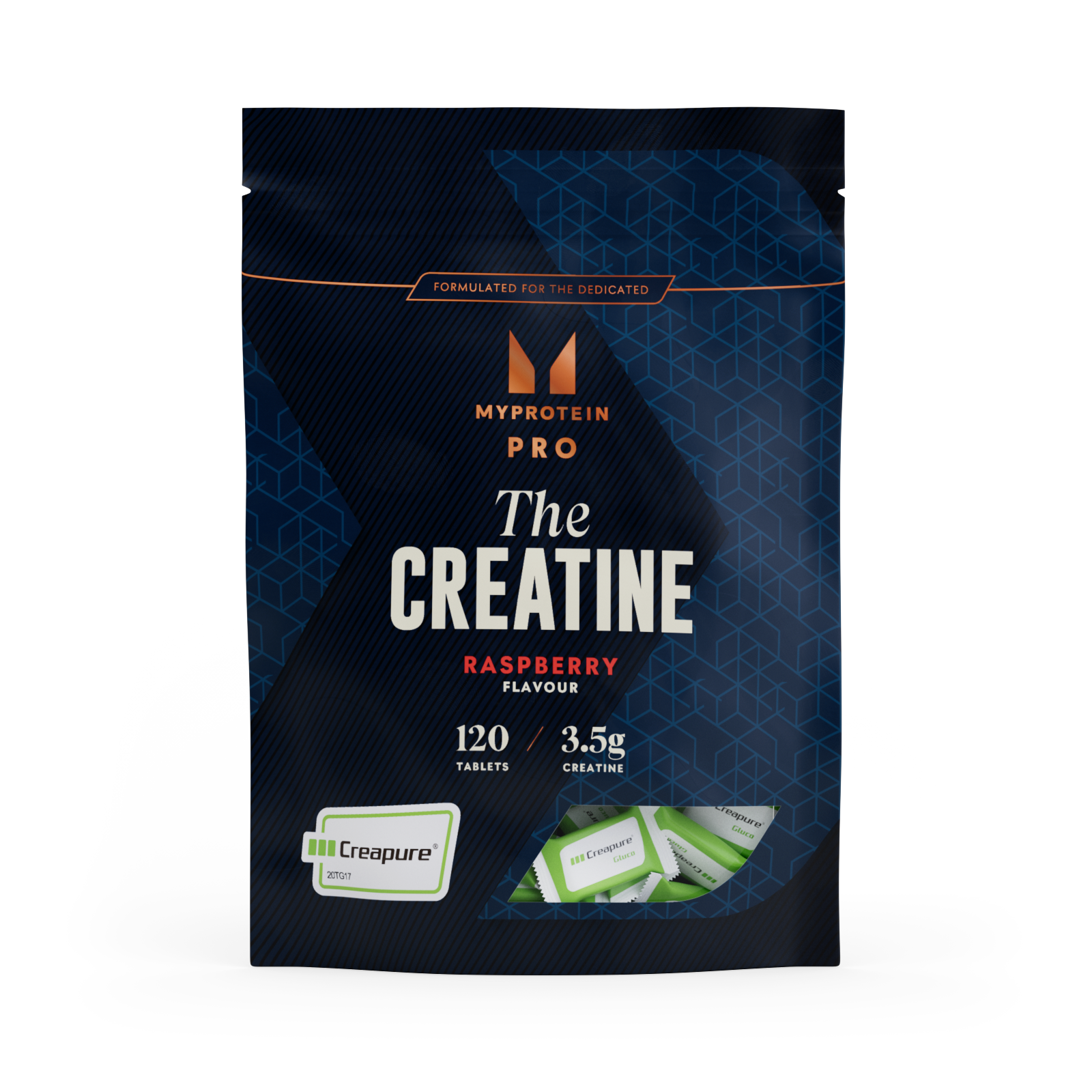 The Creatine | Creapure® Chewable Tablets - 120TABLETS - 30annosta - Vadelma Image 1