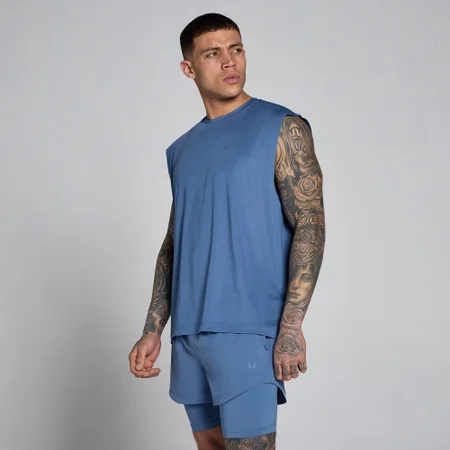 MP miesten Hybrid Oversized verkkotank top - Slate Blue