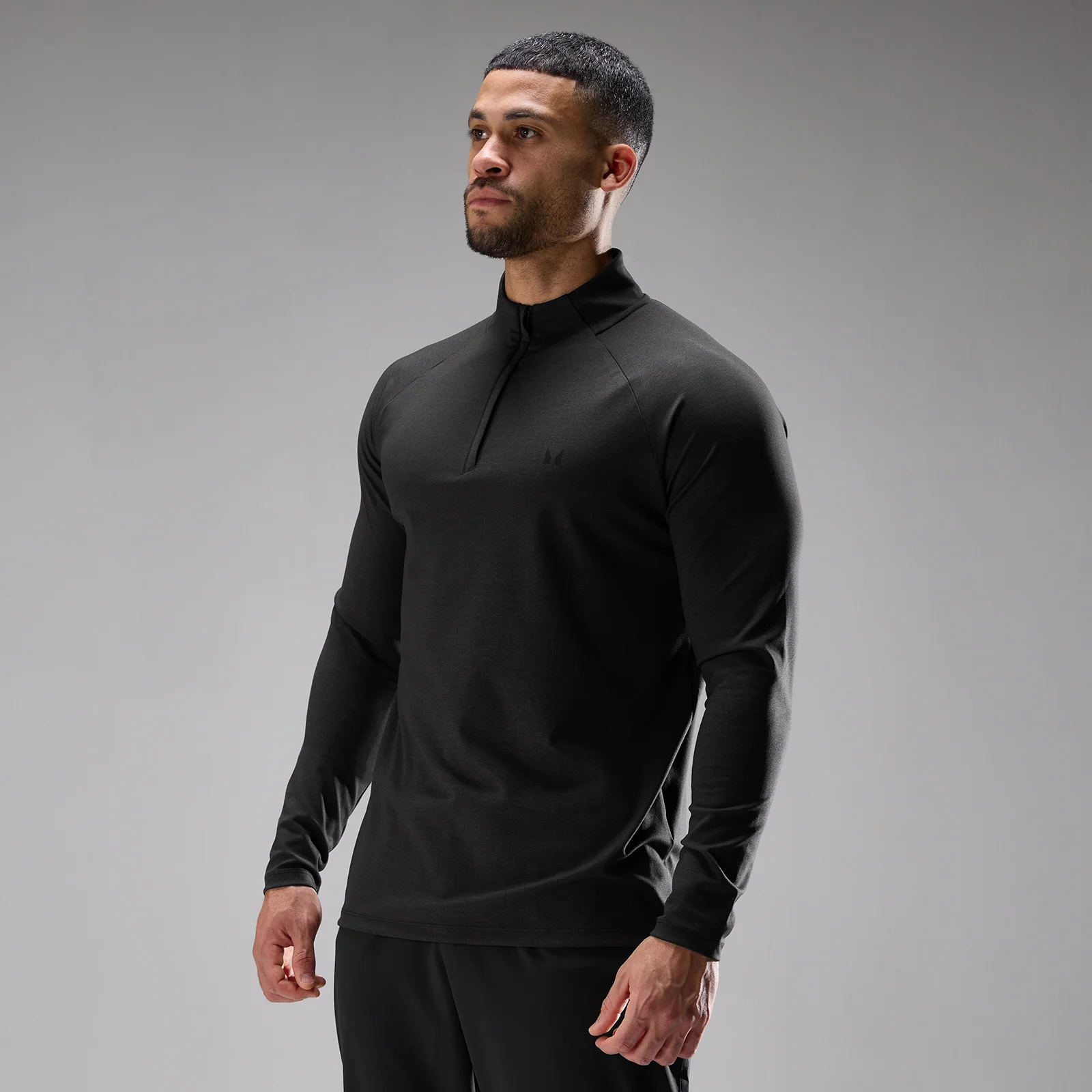 MP miesten treenipusero Training Ultra jersey 1/4 vetoketju - Musta - XS Image 1
