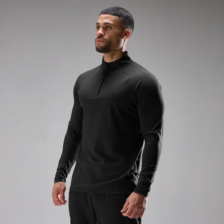 MP miesten treenipusero Training Ultra jersey 1/4 vetoketju - Musta