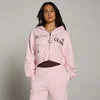 MP Naisten Move Club Graafinen Kevyt Loopback Vetoketjullinen Huppari - Blush