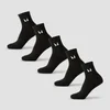 MP Unisex Nilkkasukat (5 paria) - Musta