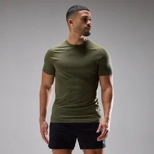 MP Miesten Velocity Ultra Seamless T-paita - Dusty Olive - Size XS