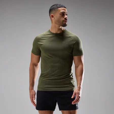 MP Miesten Velocity Ultra Seamless T-paita - Dusty Olive