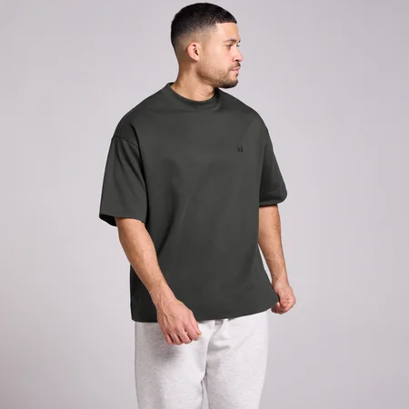 MP Miesten Oversized Puuvilla T-Paita - Pesty Musta