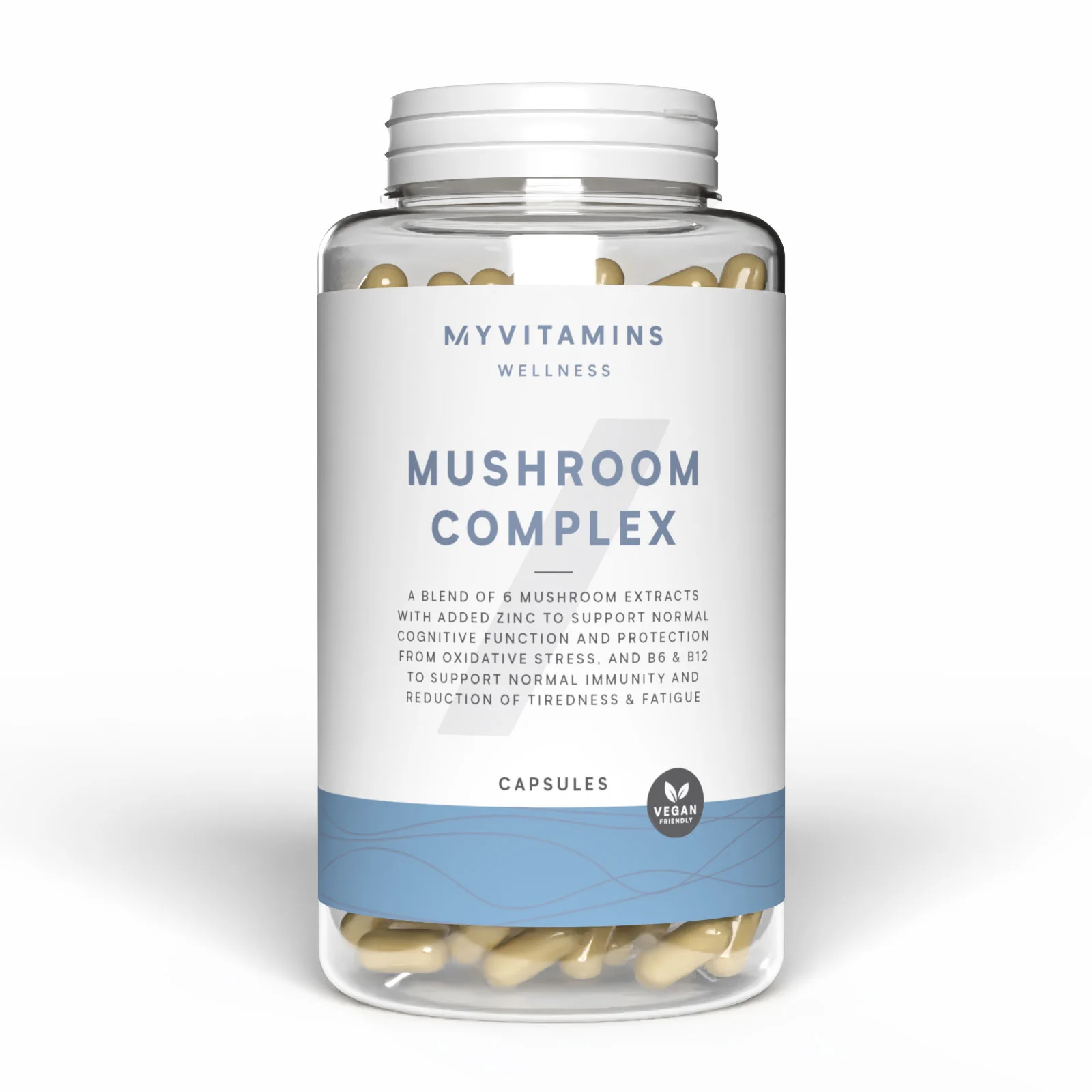 6 In 1 Sieniyhdistelmäkapselit - 60CAPSULES, 30annosta Image 1