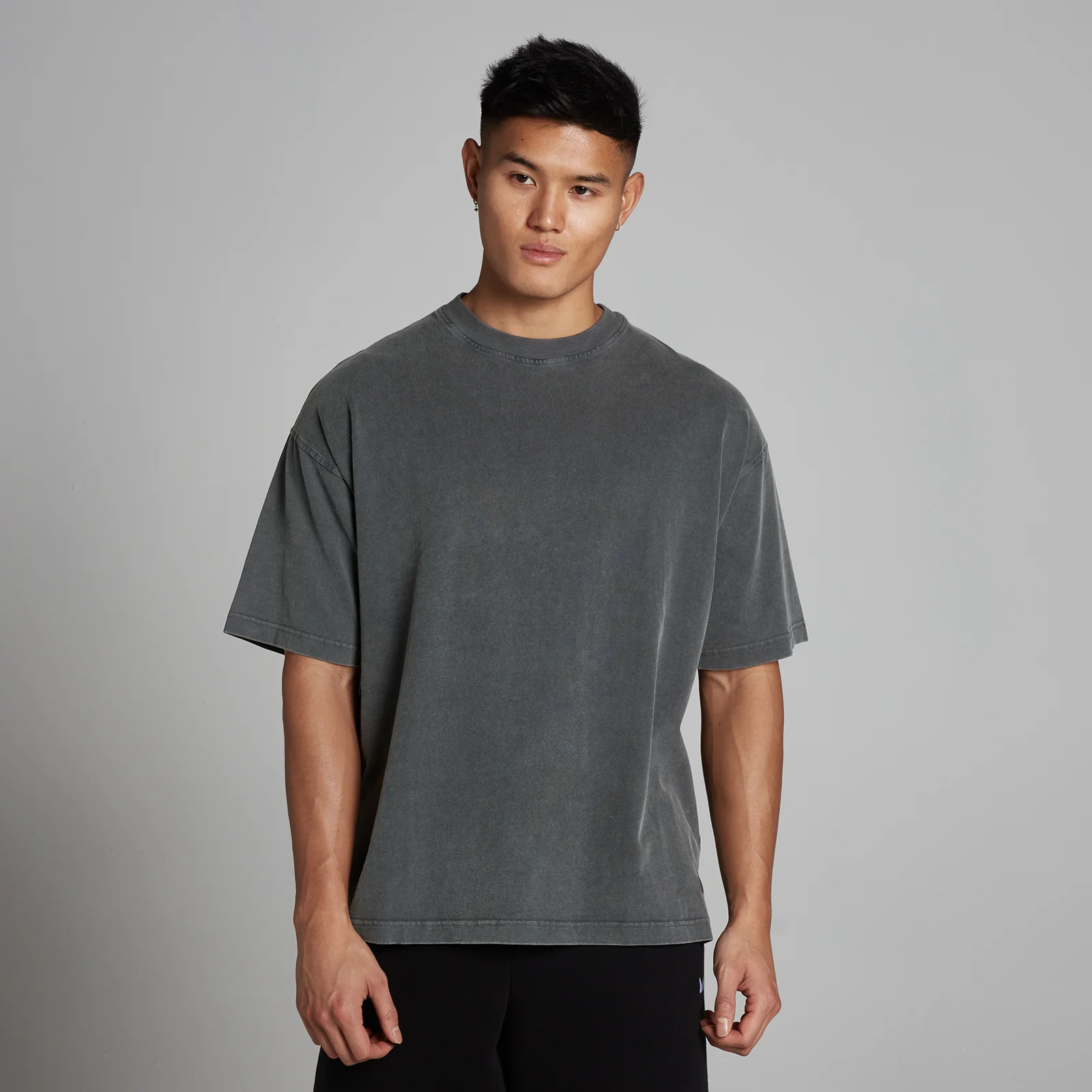 MP Miesten Washed Oversized Puuvilla T-Paita - Tummanharmaa - M Image 1