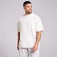 MP Miesten Washed Oversized Puuvilla T-Paita - Vintage Valkoinen