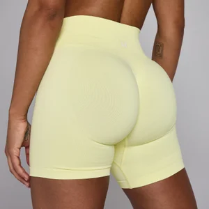 MP Naisten Lift Seamless Shortsit - Sitruunankeltainen - Size XL