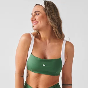 MP Naisten X Tatiana Kontrasti Kierre Selkä Urheiluliivit - Palm Green - Size XS