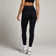MP Naisten Tempo Saumaton Scrunch Leggingsit - Musta