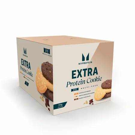 Extra Protein Cookie Variety Box | 12 keksiä