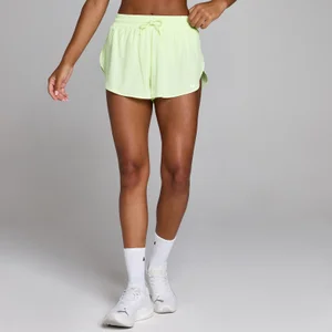 MP Naisten Kudotut Ilmavat Shortsit - Pesty Lime - Size M