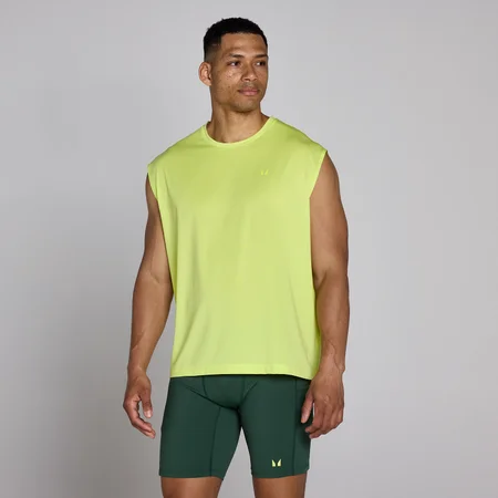 MP miesten Hybrid oversized mesh-toppi - Limetinvihreä