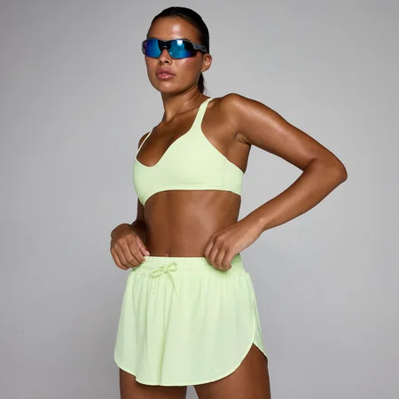 MP Women's Tempo Twist Back -urheiluliivit - Pesty Lime