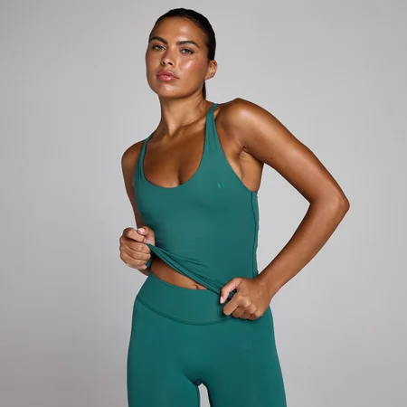 MP Women's Tempo Twist Back -liivi - Tummanvihreä