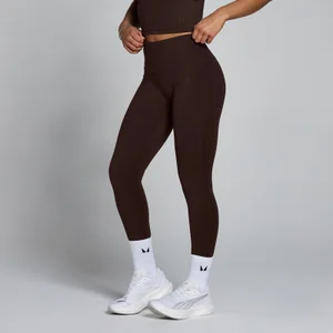 MP Naisten Tempo Korkeavyötäröiset Leggingsit - Kaakao - Size S