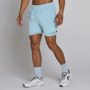 MP Miesten Training 5" 2-in-1 -shortsit - Ice - Size XS