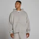 Oversized Kaksoisvetoketjuhuppari - Liituharmaa