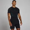 Lift Muscle Fit Saumaton T-paita - Pesty Musta/Power Blue