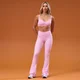 MP naisten Tempo rypytetty leikatut leggingsit - Cosmo Pink