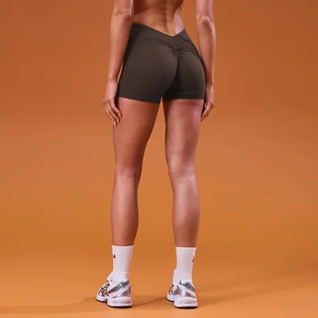 MP Women's Tempo Dipped Waist Short - Kaakao