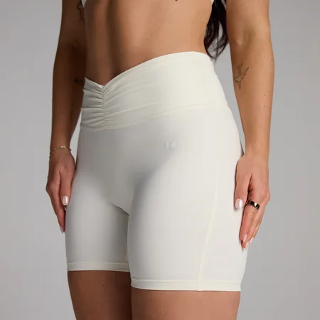 MP Naisten Tempo Ruched Front -shortsit - Kookos