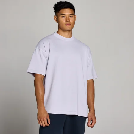 MP miesten Washed Oversized -puuvillapaita - Lilac Grey