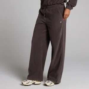 MP naisten fleece-collegehousut suoralla lahkeella - Kaakao - Size S