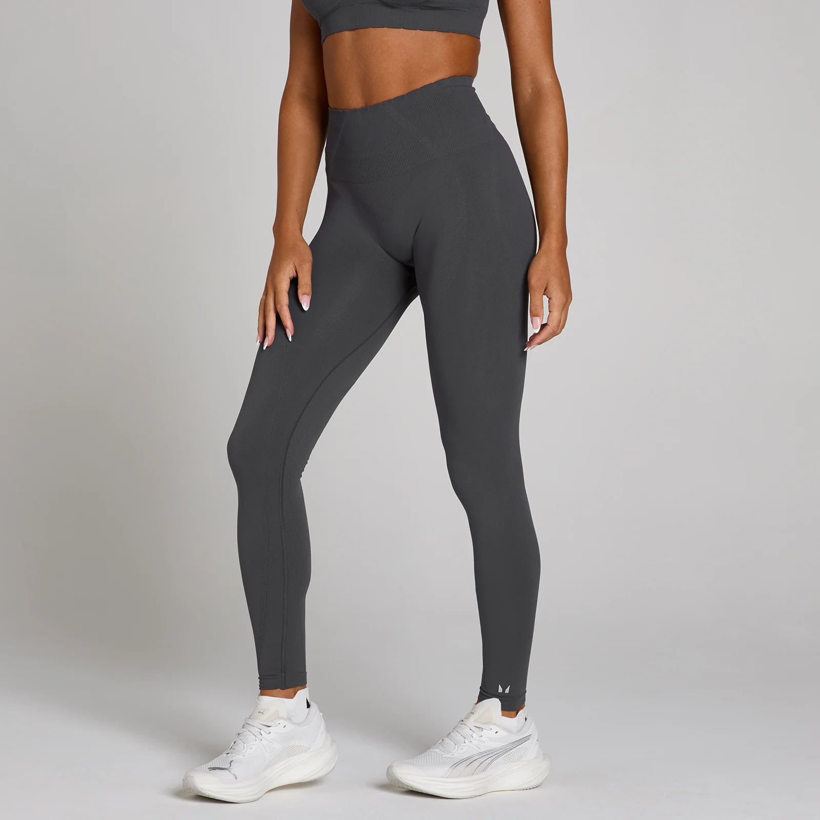MP Naisten Tempo Ultra Seamless leggingsit - Tummanharmaa - XS Image 1