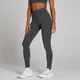 MP Naisten Tempo Ultra Seamless leggingsit - Tummanharmaa
