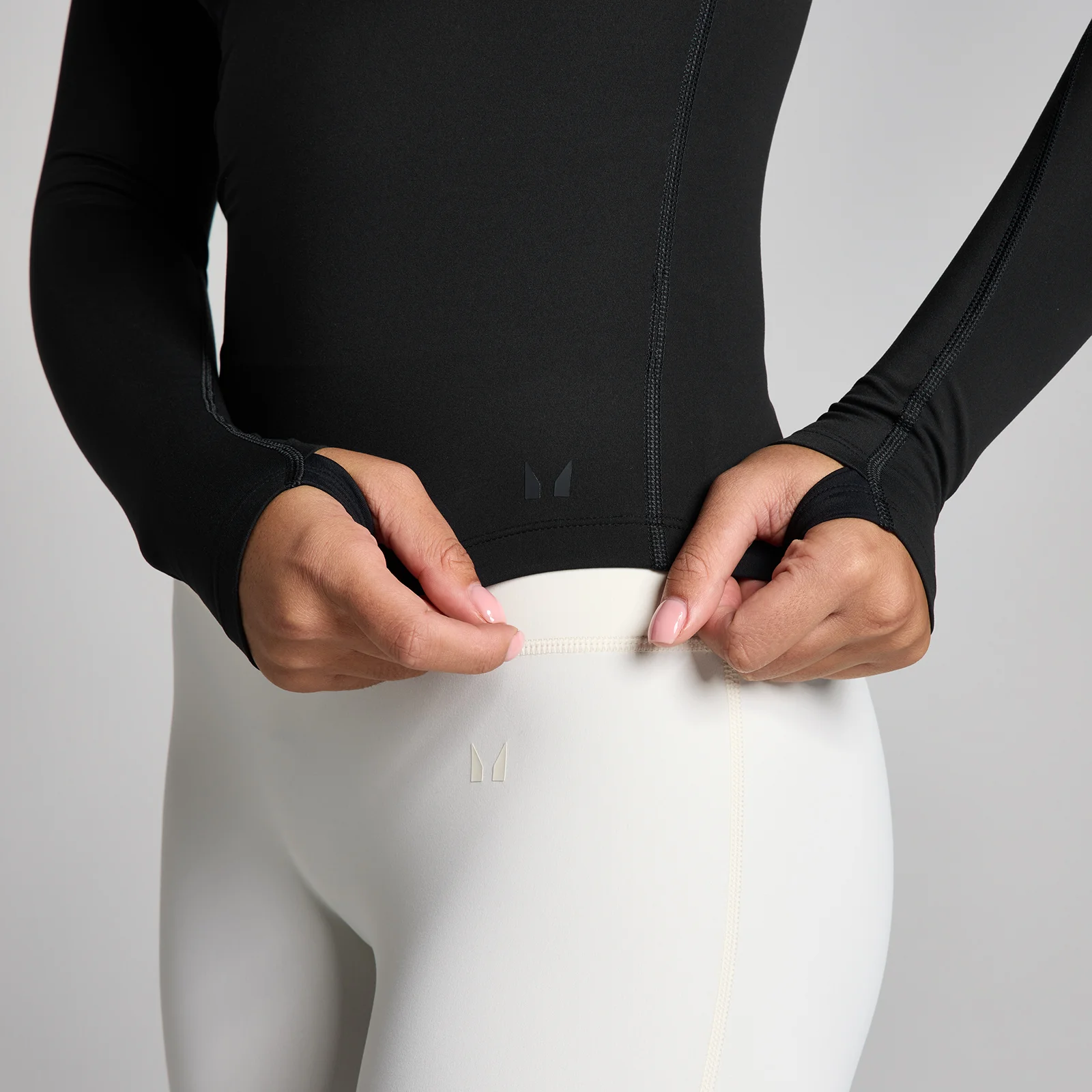 MP Naisten Tempo Long Sleeve Collared Top - Musta - M Image 4