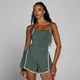 MP Naisten Velocity Contrast -pleated all in one -haalari - Cloudy Green
