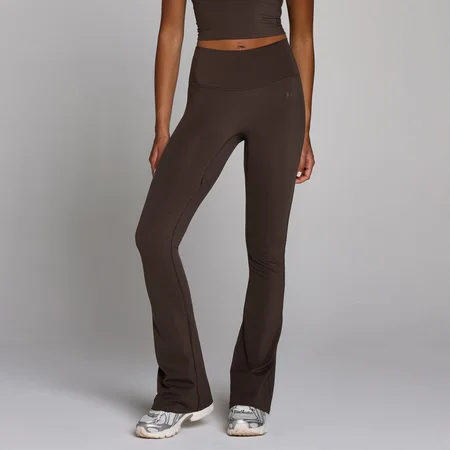 MP Women's Tempo Tall Flared -leggingsit - Kaakao