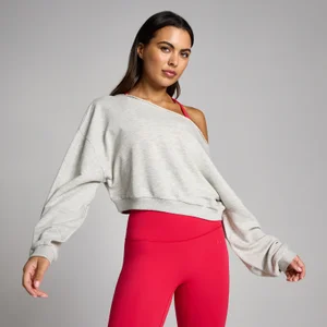 MP Naisten Off The Shoulder College - Harmaankirjava - Size S