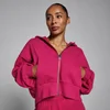 MP Women's Lifestyle vetoketjullinen huppari - Tumma marjanpunainen